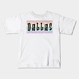 LGBTQ PATTERN AMERICA DALLAS Kids T-Shirt